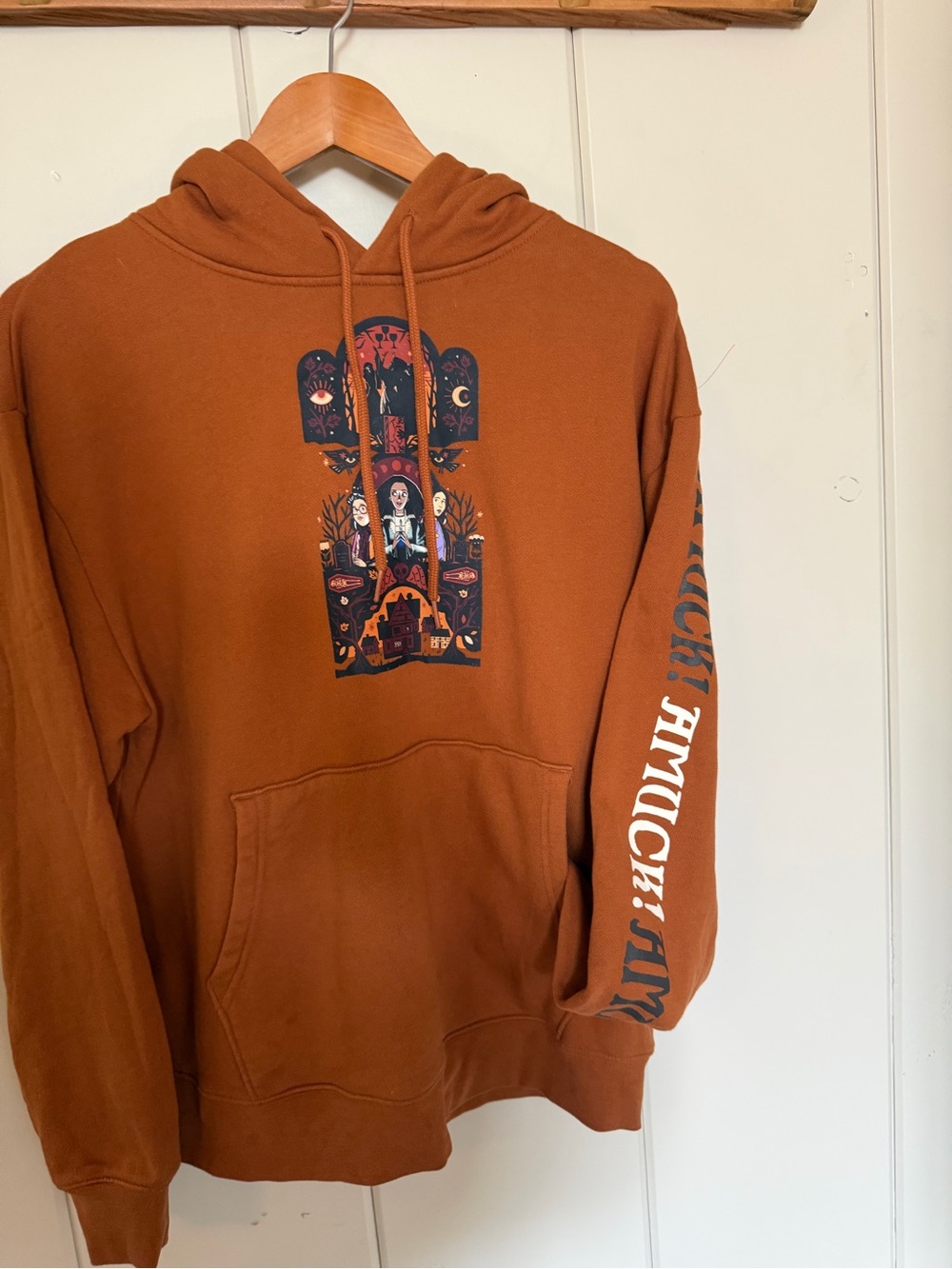 Disney Hocus Pocus Sanderson Sisters Amuck Hoodie Orange Small Halloween